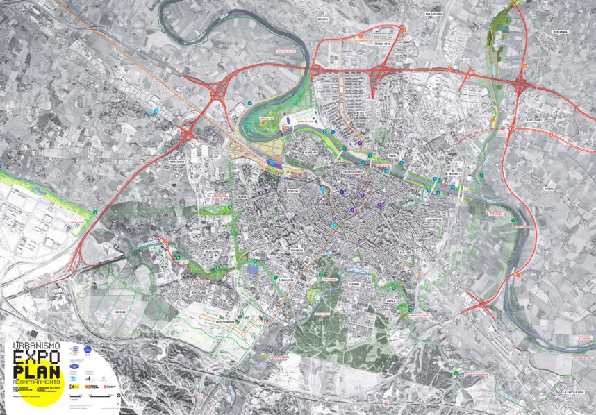 Plan acompañamiento riberas Expo 2008 Zaragoza