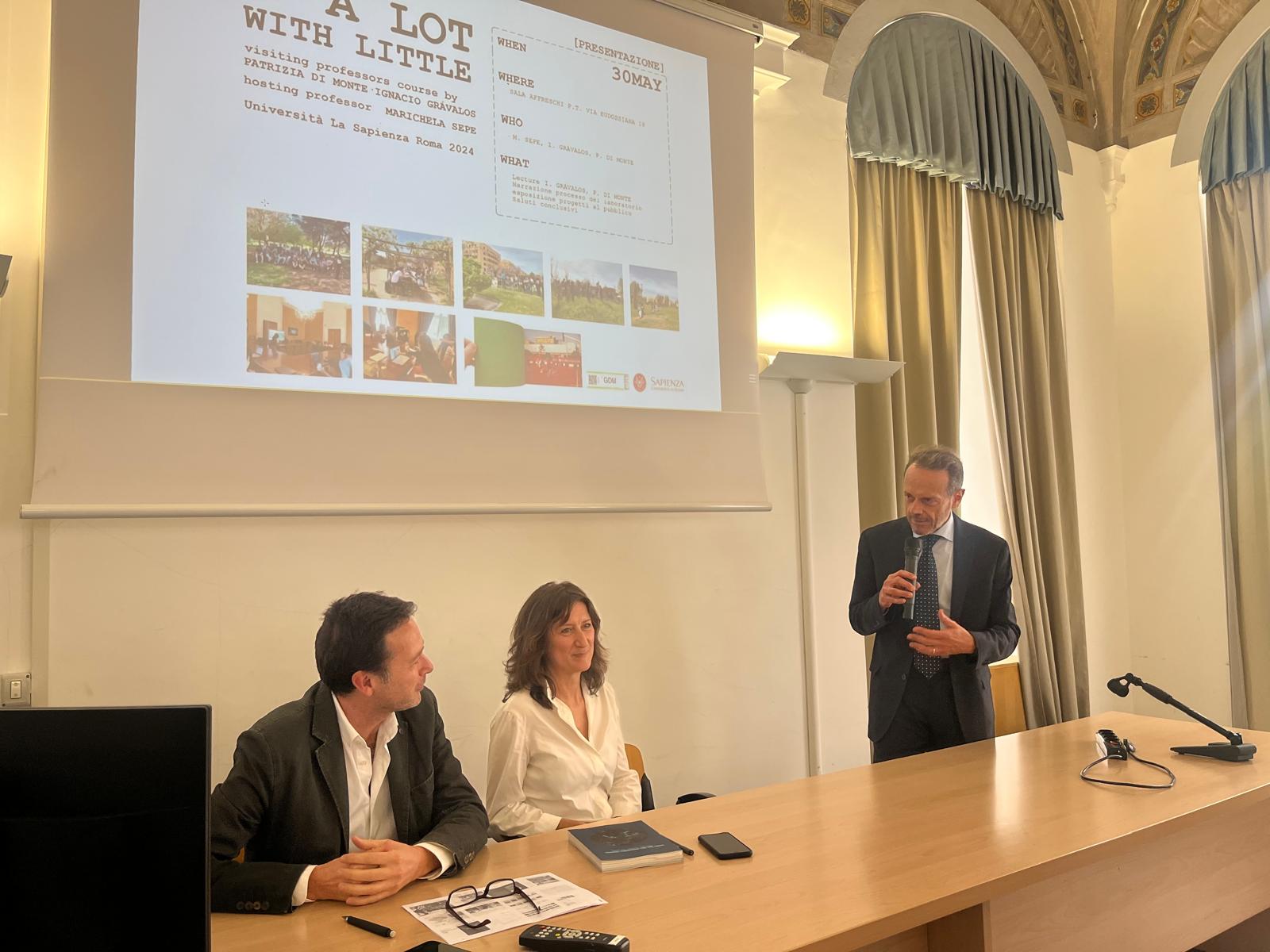 Gravalos Di Monte Visiting professor Sapienza Università Roma 