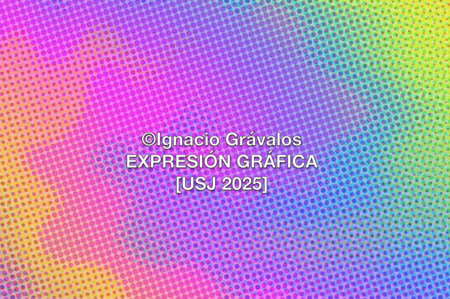 Curso de expresión grafica profesor Ignacio Grávalos