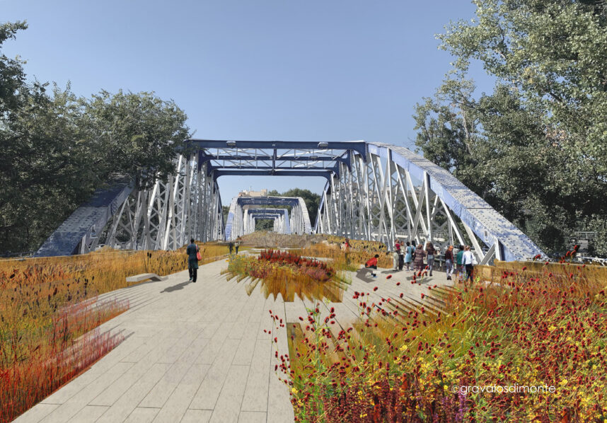 PUENTE HIERRO Zaragoza gravalosdimonte arquitectos